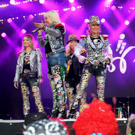 Colör bei einem Auftritt in Köln